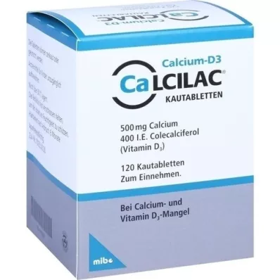 CALCILAC Žuvacie tablety, 120 ks