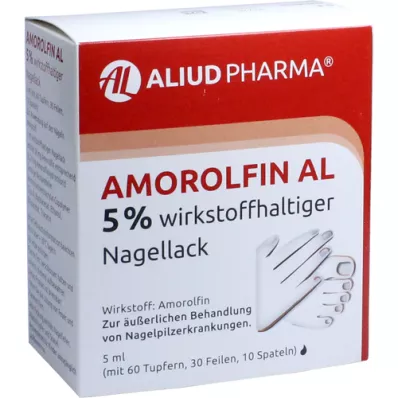 AMOROLFIN AL Lak na nechty s 5% účinnou látkou, 5 ml