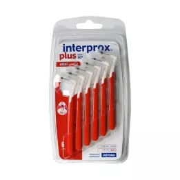 Interprox plus mini kónická červená medzizubná kefka, 6 kusov