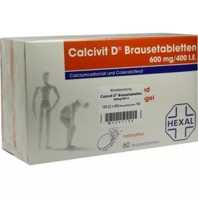 CALCIVIT D šumivé tablety, 120 kapsúl