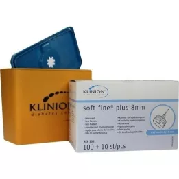 KLINION Ihly Soft fine plus 0,25x8 mm 31 G, 110 ks