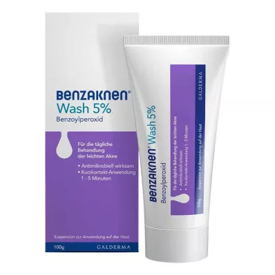 Benzaknen® Wash 5% suspenzia na nečistú pleť a mierne akné, 100 g Benzaknen® Wash 5% suspenzia na nečistú pleť a mierne akné, 100 g
