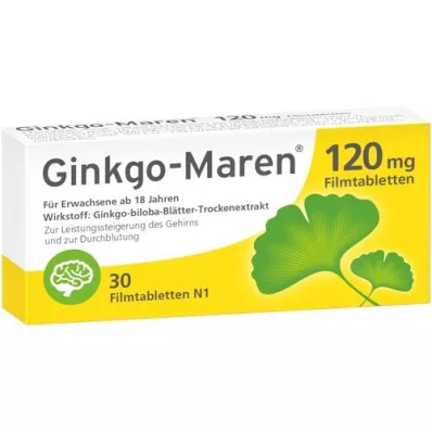 GINKGO-MAREN 120 mg filmom obalené tablety, 30 ks