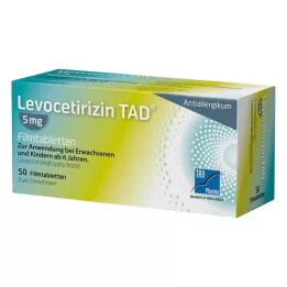 Levocetirizín TAD® 5 mg filmom obalené tablety, 50 ks