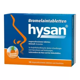 BROMELAIN TABLETTEN hysan enterálne obalené tablety, 100 ks