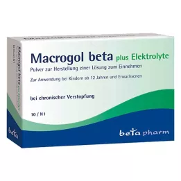 MACROGOL beta plus Elektrolyt Plv.na orálne použitie, 10 ks
