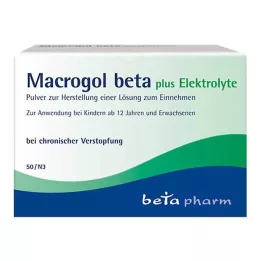 MACROGOL beta plus Elektrolyt Plv.na orálne použitie, 50 ks