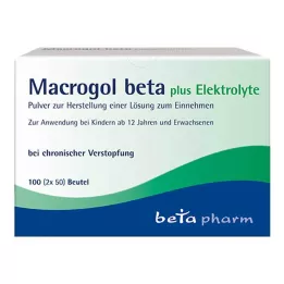 MACROGOL beta plus elektrolyty Plv.z.H.e.L.z.Einn., 100 ks