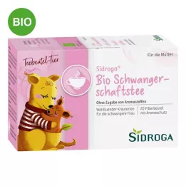 SIDROGA Filtračné vrecko na organický tehotenský čaj, 20X1,5 g