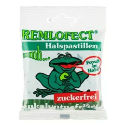 Remlofect pastilky do krku eukalypt bez cukru.čerstvé, 50 g