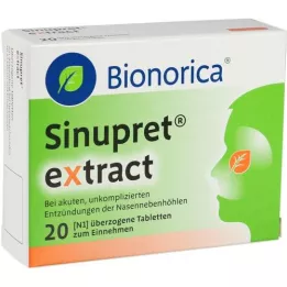 SINUPRET Extraktom obalené tablety, 20 ks