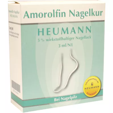 AMOROLFIN Ošetrenie nechtov Heumann 5% wst.halt.lak na nechty, 3 ml