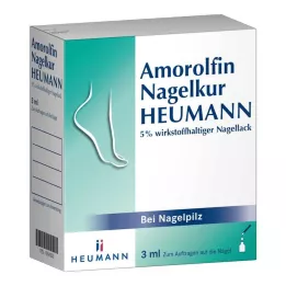 Kúra na nechty Amorolfine HEUMANN 5% aktívny lak na nechty, 3 ml
