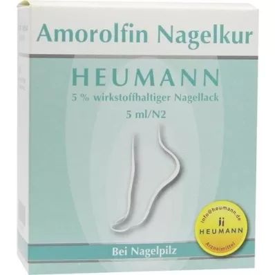 AMOROLFIN Ošetrenie nechtov Heumann 5% wst.halt.lak na nechty, 5 ml