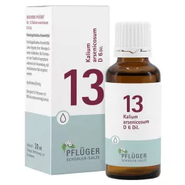 BIOCHEMIE Pflüger 13 Kalium arsenicosum D 6 kvapiek, 30 ml