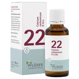 BIOCHEMIE Pflüger 22 Calcium carbonicum D 6 kvapkanie, 30 ml
