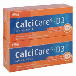 CALCICARE D3 žuvacie tablety, 120 kapsúl