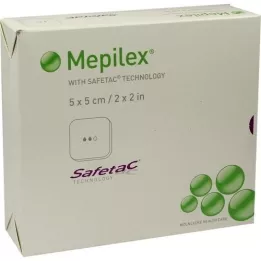 MEPILEX Penový obväz 5x5 cm, 5 ks