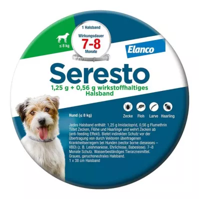 Seresto obojok pre malých psov do 8 kg, 1 kus Seresto obojok pre malých psov do 8 kg, 1 kus