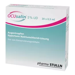 OCUSALIN 5% UD Očné kvapky, 20x0,5 ml