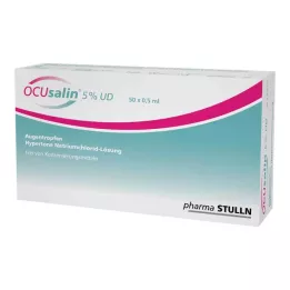 OCUSALIN 5% UD Očné kvapky, 50X0,5 ml