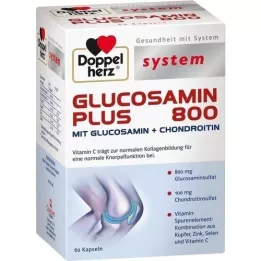 DOPPELHERZ Glukosamín Plus 800 systémových kapsúl, 60 kapsúl