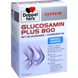 DOPPELHERZ Glukosamín Plus 800 systémových kapsúl, 120 kapsúl