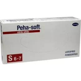 PEHA-SOFT nitril biely Unt.Hands.unsteril pf S, 100 St