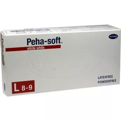 PEHA-SOFT nitril biely Unt.Hands.unsteril pf L, 100 St