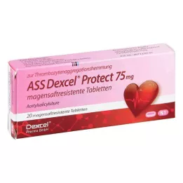 ASS Dexcel Protect 75 mg entericky obalené tablety, 20 ks