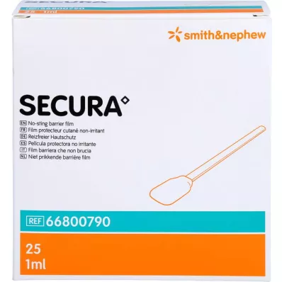 SECURA Nedráždivý aplikátor na ochranu pokožky, 25X1 ml