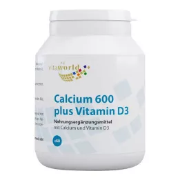 CALCIUM 600 plus D3 tablety, 60 kapsúl