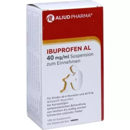 IBUPROFEN AL 40 mg/ml perorálna suspenzia, 100 ml