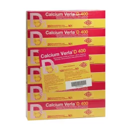 CALCIUM VERLA D 400 šumivé tablety, 120 kapsúl