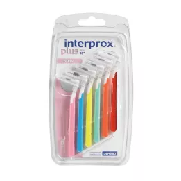 Interprox plus Blister Mix rôzne farby Interdentalb, 6 ks