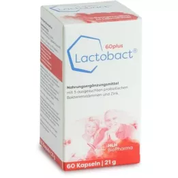 LACTOBACT 60plus entericky obalené kapsuly, 60 ks