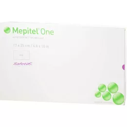 MEPITEL Jeden silikónový obväz 17x25 cm, 5 ks