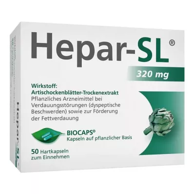 Hepar-SL® 320 mg tvrdé kapsuly, 50 ks