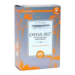 CYSTUS 052 Bio pastilky na hrdlo med pomaranč, 132 ks
