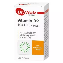 VITAMIN D2 1000 I.U. vegánske kapsule, 60 ks