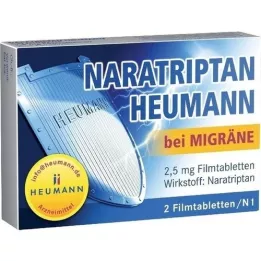 NARATRIPTAN Heumann na migrénu 2,5 mg filmom obalené tablety, 2 ks