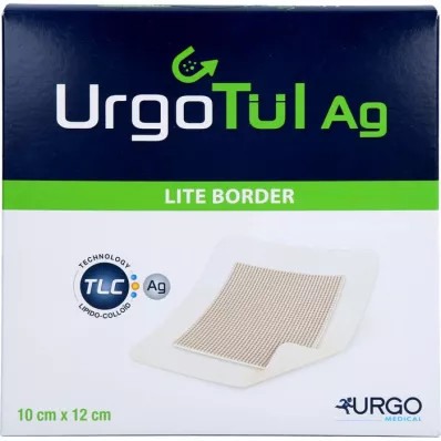 URGOTÜL Obväz Ag Lite Border 10x12 cm, 10 ks