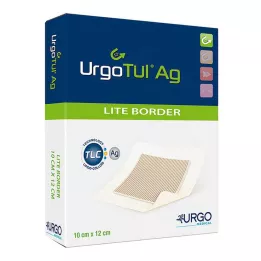URGOTÜL Obväz Ag Lite Border 10x12 cm, 10 ks