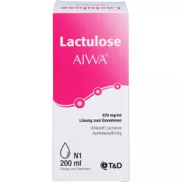 LACTULOSE AIWA 670 mg/ml perorálny roztok, 200 ml