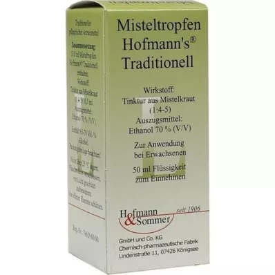 MISTEL-TROPFEN Hofmannova tradičná, 50 ml