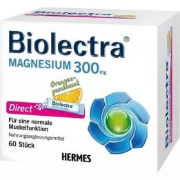 BIOLECTRA Magnézium 300 mg Direct Orange Sticks, 60 ks