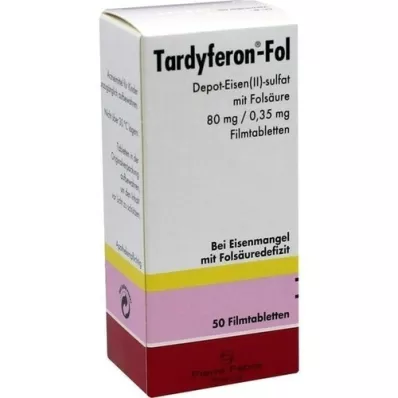 TARDYFERON-Fol Depot-Eisen(II)-sul.m.Fols.Filmtab., 50 ks