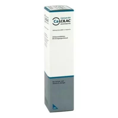 Calcilac 1000 mg/880 medzinárodných jednotiek (20 kusov)