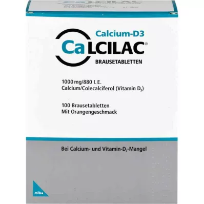 Calcilac 1000 mg/880 medzinárodných jednotiek (100 kusov)