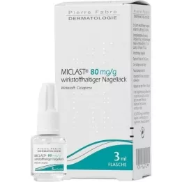 MICLAST 80 mg/g laku na nechty s obsahom účinnej látky, 3 ml